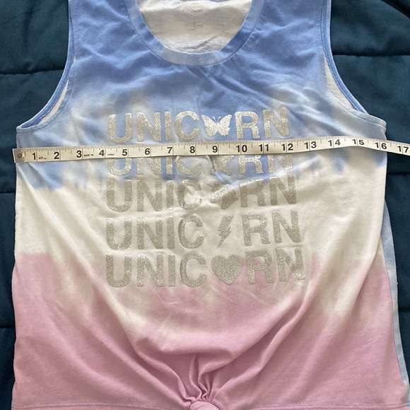 🥭(4 for $15) WonderNation Girls Tank Tie-Dye Print - Picture 5 of 7